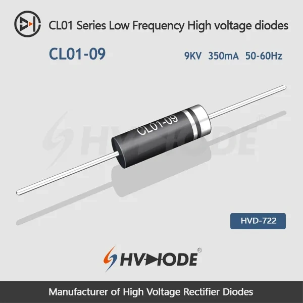 CL01-09 Low Frequency High voltage diode 9KV 350mA