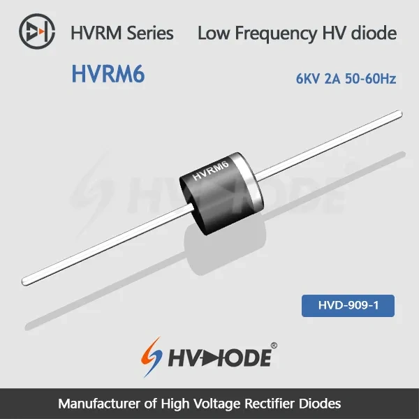 HVRM6- Low frequency high voltage diode 6KV,2A,50-60Hz