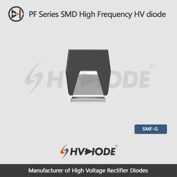 PF15F SMD high voltage diode 15KV,100mA, 75nS