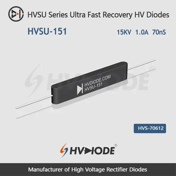 HVSU-151 Ultra Fast Recovery High-Voltage Diode 15KV 1A  70nS