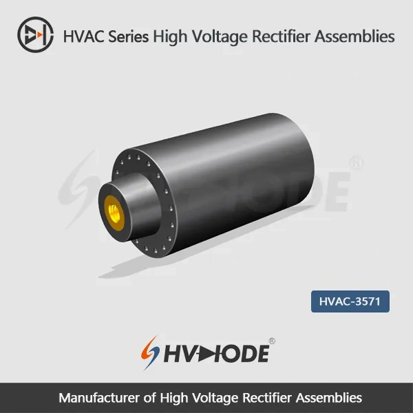 HVAC5-10 Cylindrical High Voltage Rectifier Assembly 5KV 10A  50-60Hz