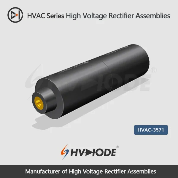 HVAC10-10 Cylindrical High Voltage Rectifier Assembly 10KV 10A  50-60Hz