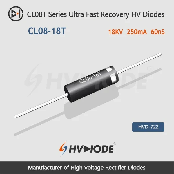 CL08-18T Ultra Fast Recovery High Voltage Diode 18KV 250mA  60nS
