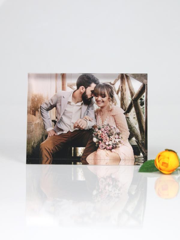 Crystal Photo Frame Color-Printed Crystal Landscape Personalized Crystal Picture for Birthday Gifts