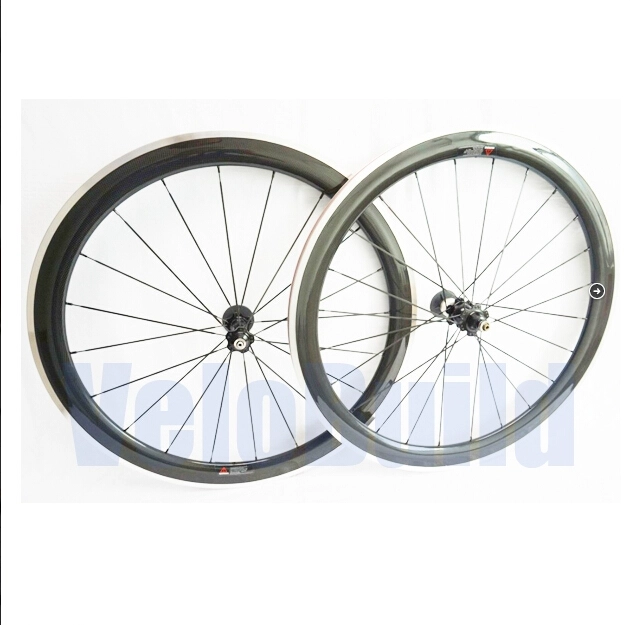 VB-RA-50-23 50mm Deep Carbon Clinchers with Alloy Brake Surface 23mm Wide
