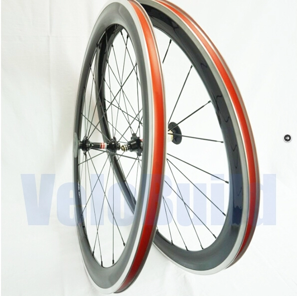 VB-RA-50-23 50mm Deep Carbon Clinchers with Alloy Brake Surface 23mm Wide