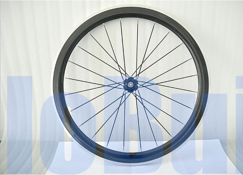 VB-RA-38-23 38mm Deep Carbon Clinchers with Alloy Brake Surface 23mm Wide