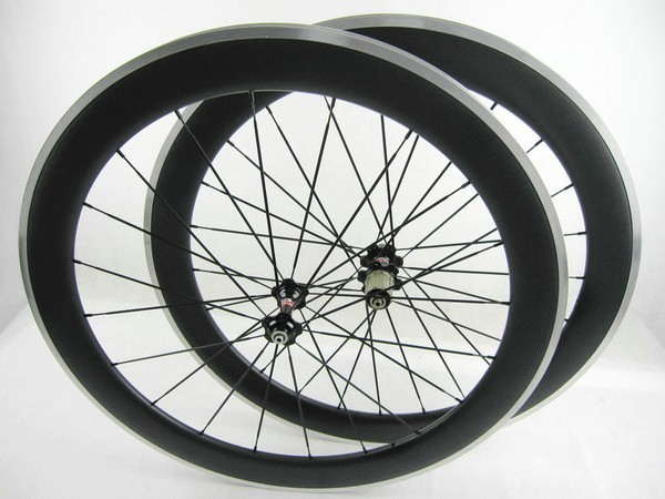 VB-RA-60-23 60mm Deep Carbon Clinchers with Alloy Brake Surface 23mm Wide