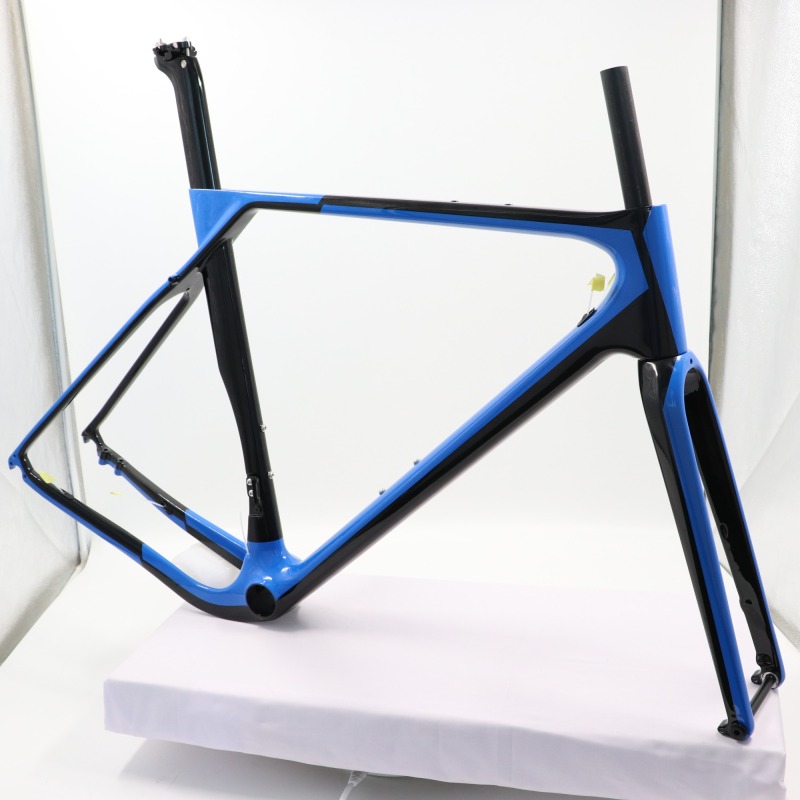 VB-R-077 DIY Color Blue Light Carbon Racing Frame