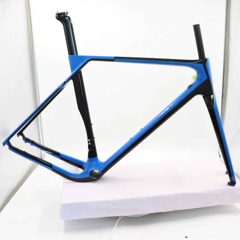 VB-R-077 DIY Color Blue Light Carbon Racing Frame