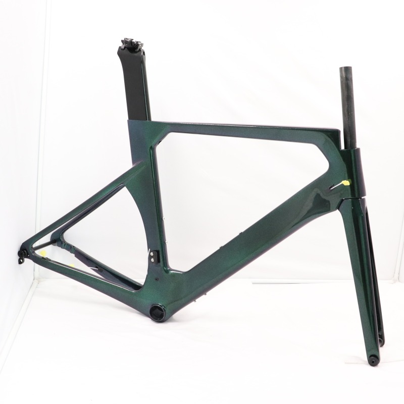 VB-R-079 one piece mould chameleon color road racing bike frame