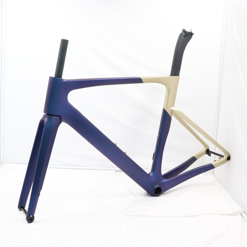 VB-R-099 Matte Chameleon Aero Carbon Bike Frame