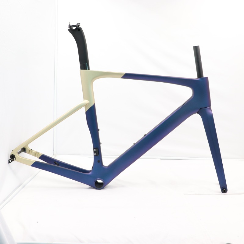 VB-R-099 Matte Chameleon Aero Carbon Bike Frame