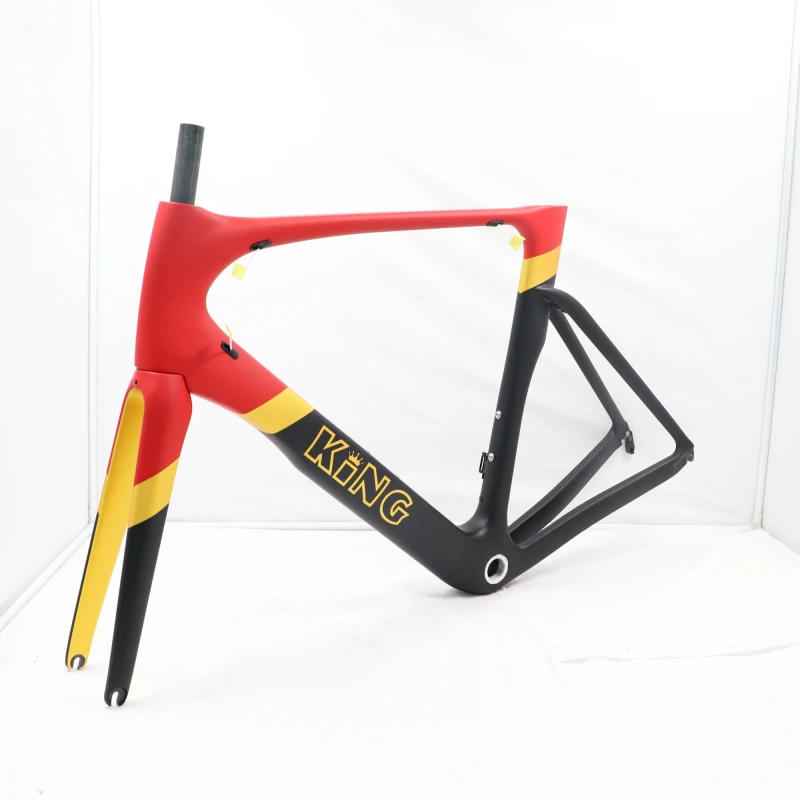 VB-R-068 custom paint road bicycle frameset red