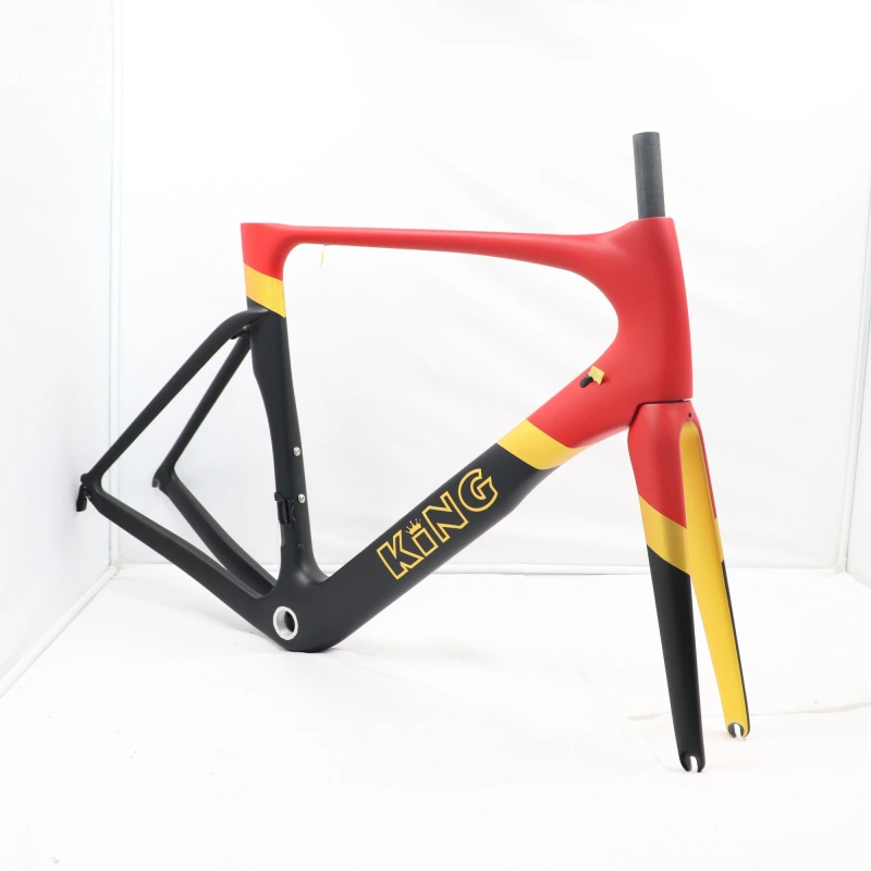 VB-R-068 custom paint road bicycle frameset red