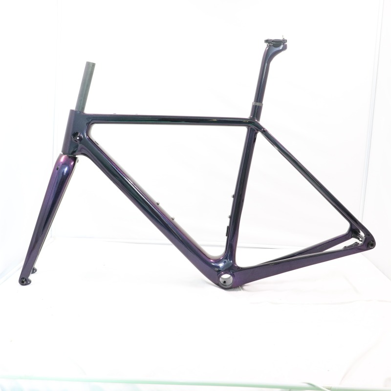 GF-003 Chameleon Paint Carbon Gravel Bike Frame