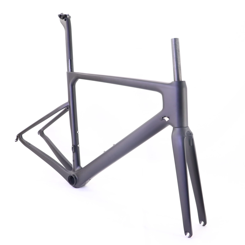 VB-R-086 VeloBuild own deisgn carbon fiber aero road frame 28C tire