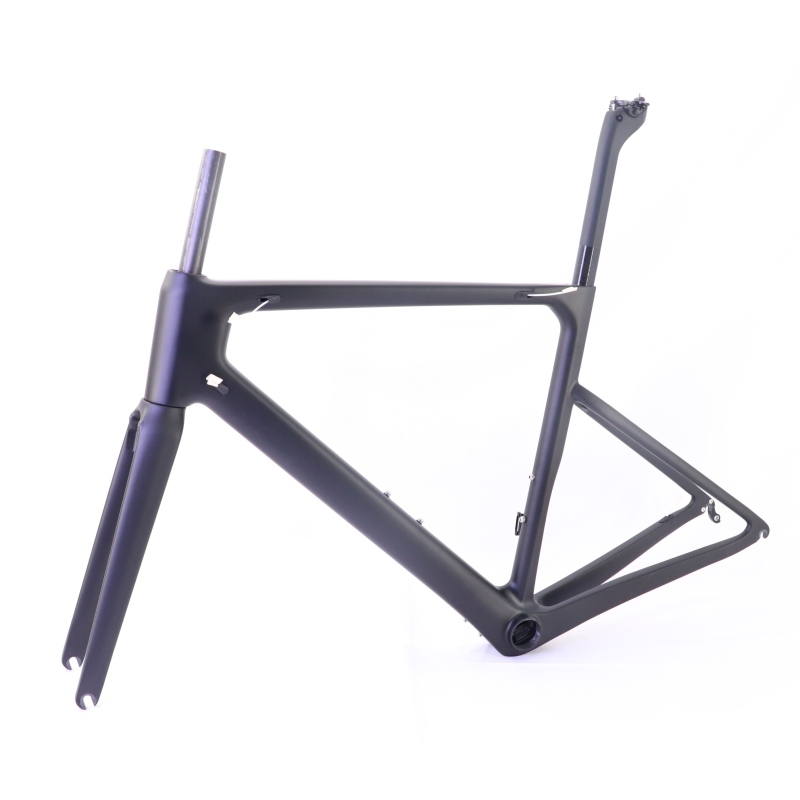 VB-R-086 VeloBuild own deisgn carbon fiber aero road frame 28C tire