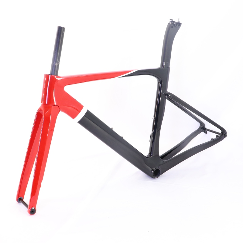 VB-R-099 Aero Road Carbon Bike Frame Red