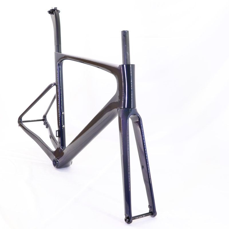 VB-R-099 Chameleon Blue Aero Road Carbon Bike Frame