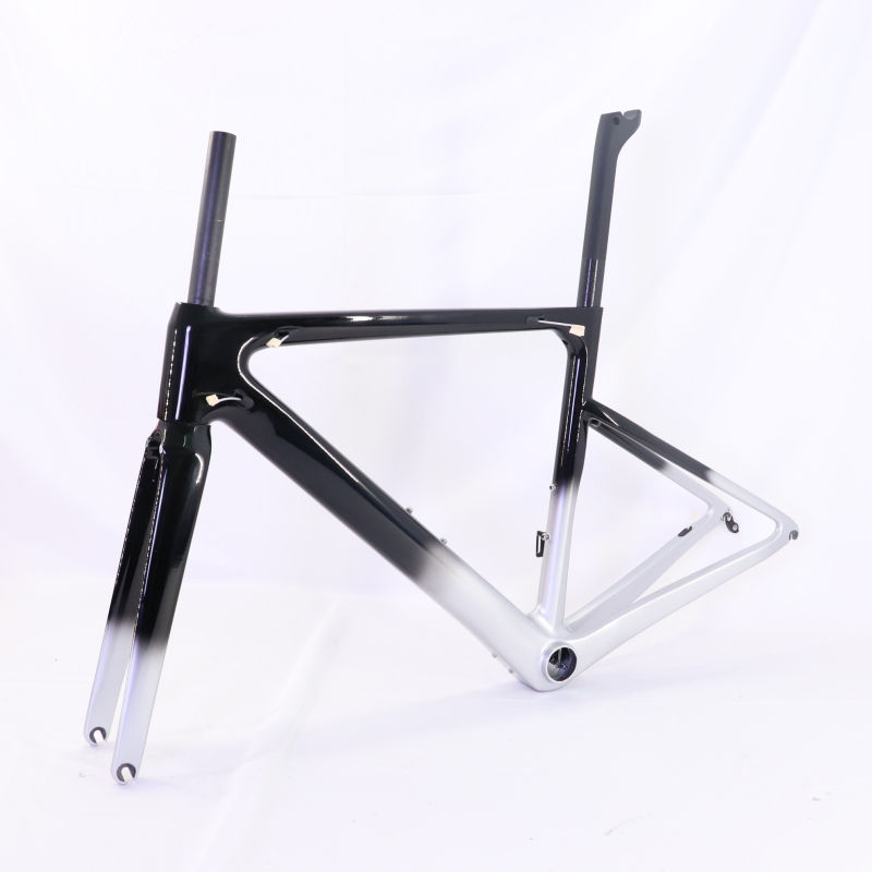 VB-R-086 Carbon Road Bike Frame Fading Silver