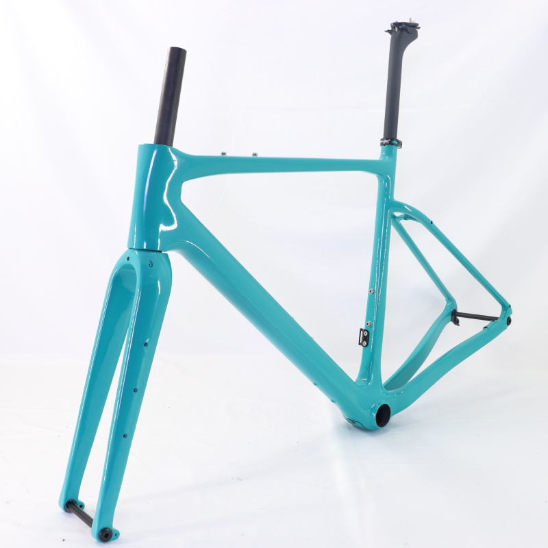 GF-002 Custom Paint Gravel Bike Frame hidden cables