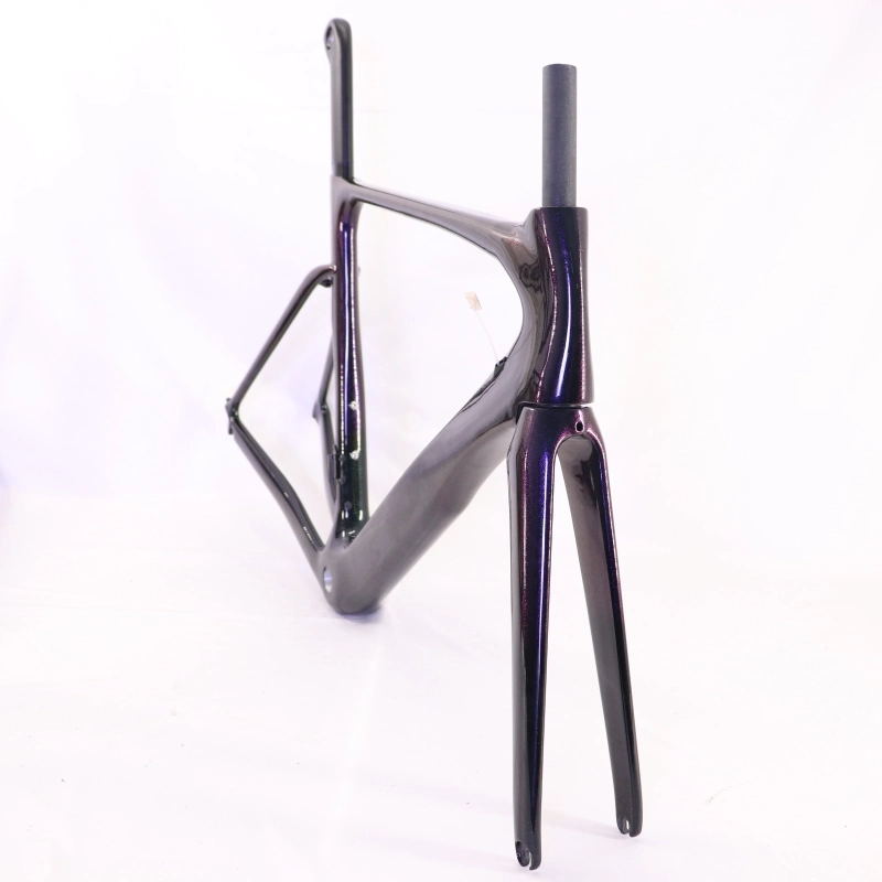 VB-R-068 road bicycle frameset purple chameleon paint