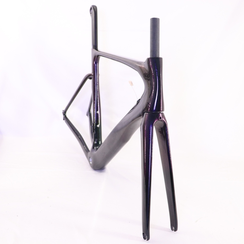 VB-R-068 road bicycle frameset purple chameleon paint