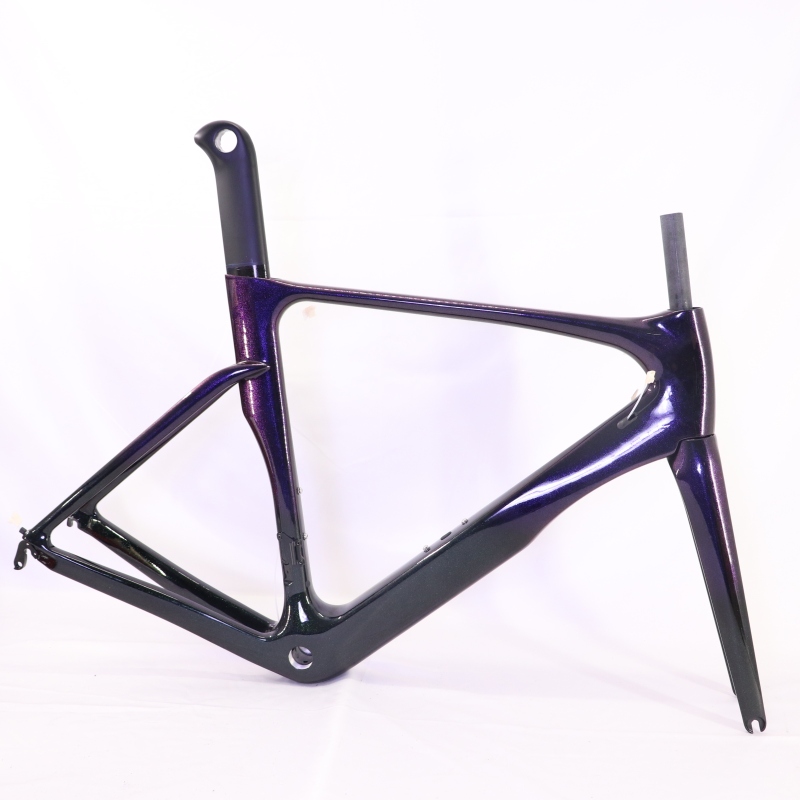 VB-R-068 road bicycle frameset purple chameleon paint