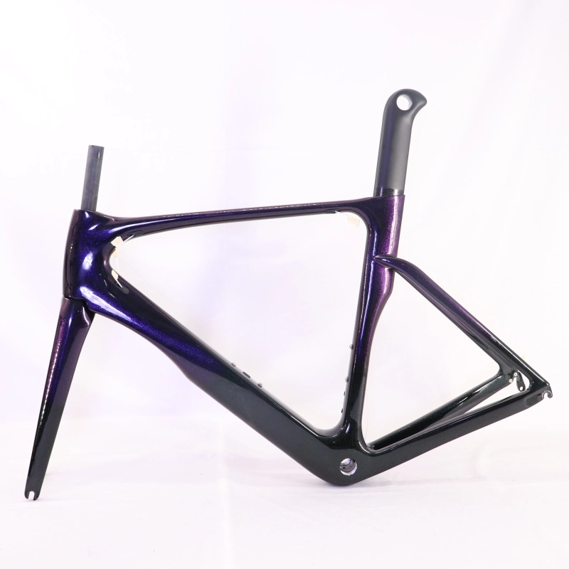 VB-R-068 road bicycle frameset purple chameleon paint