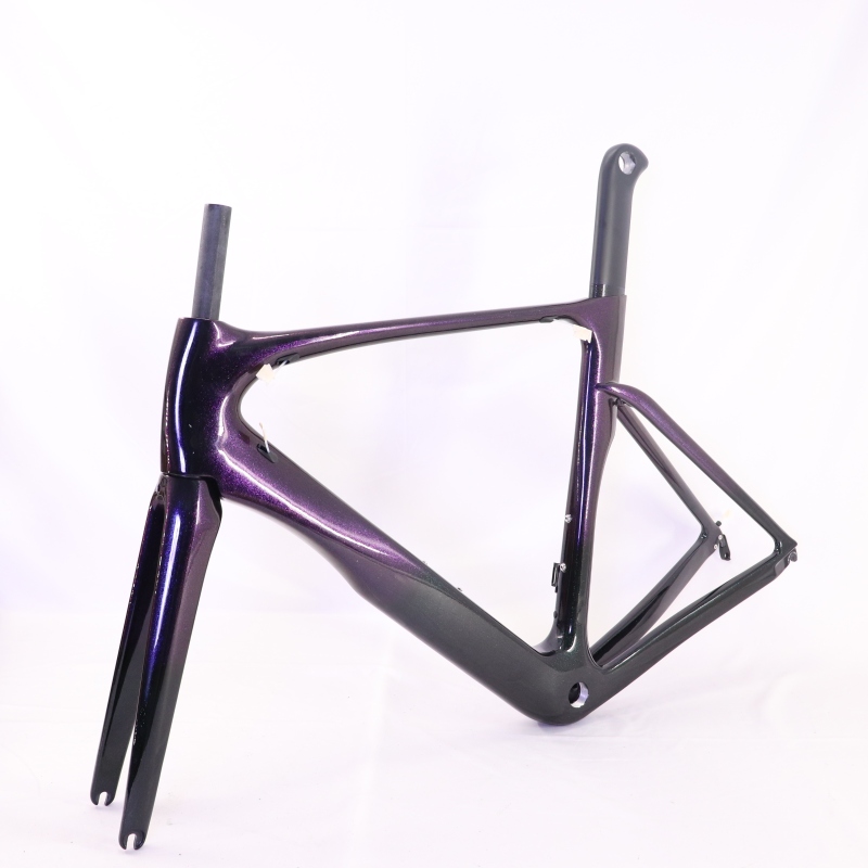 VB-R-068 road bicycle frameset purple chameleon paint