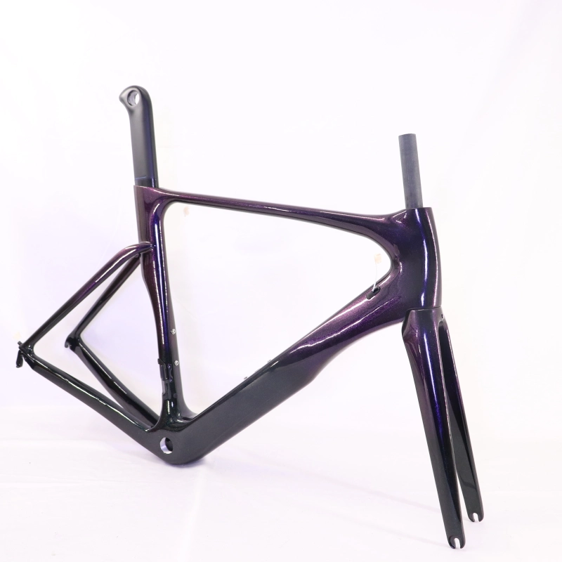 VB-R-068 road bicycle frameset purple chameleon paint