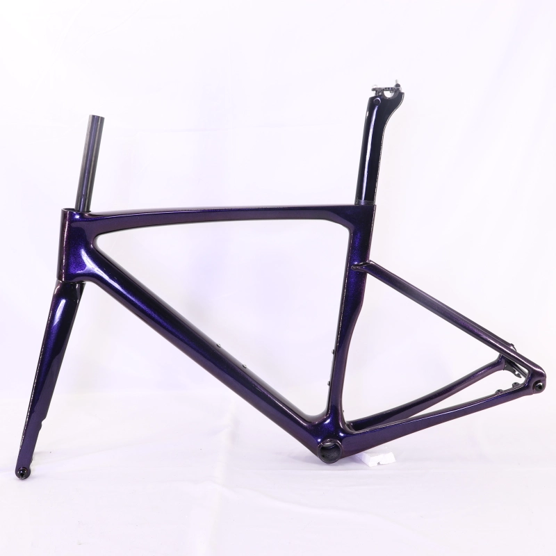 VB-R-168 Light Weight Carbon Road Bike Frameset Purple Chameleon