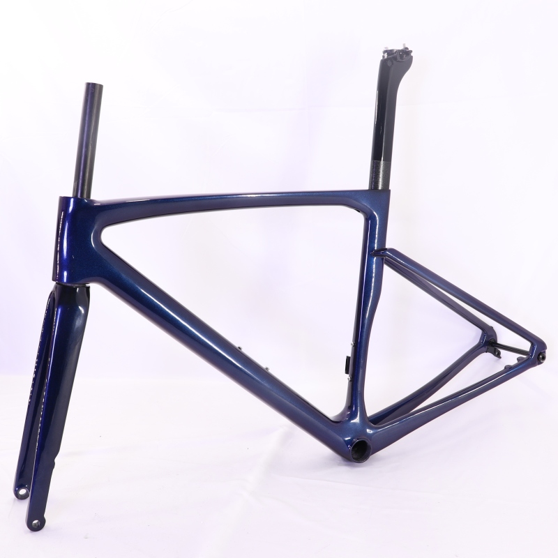 VB-R-168 Light Weight Carbon Road Bike Frameset Blue Chameleon