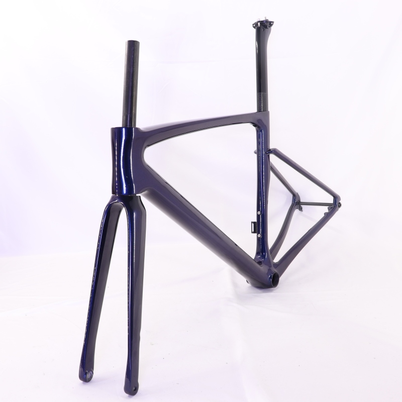 VB-R-168 Light Weight Carbon Road Bike Frameset Blue Chameleon