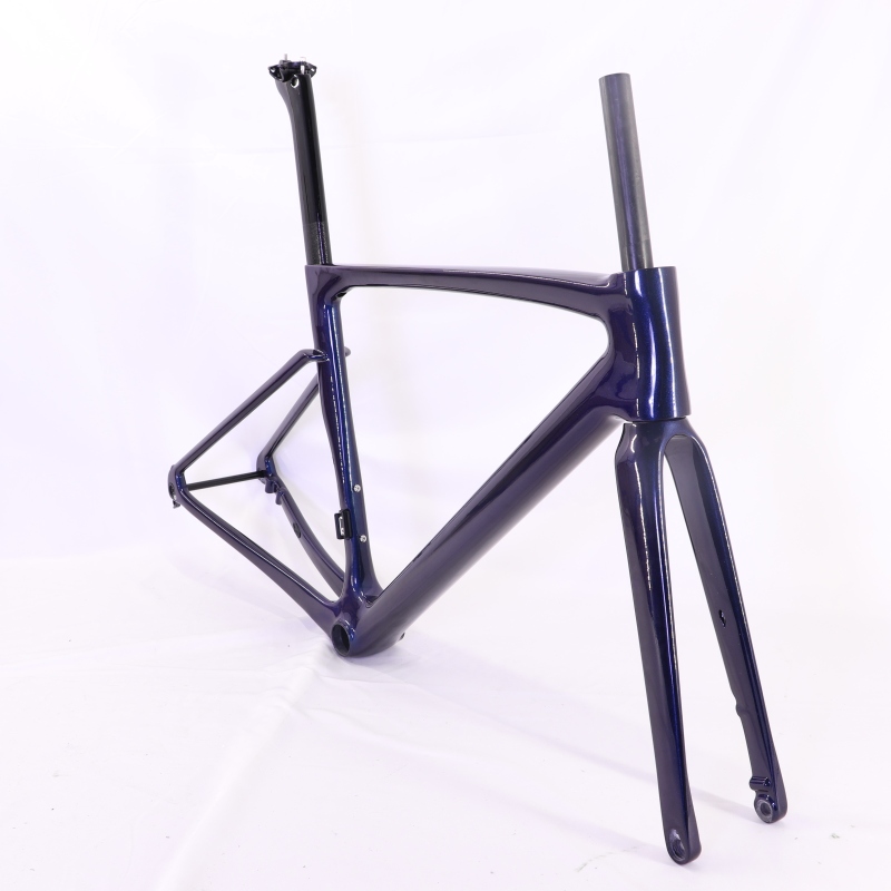 VB-R-168 Light Weight Carbon Road Bike Frameset Blue Chameleon