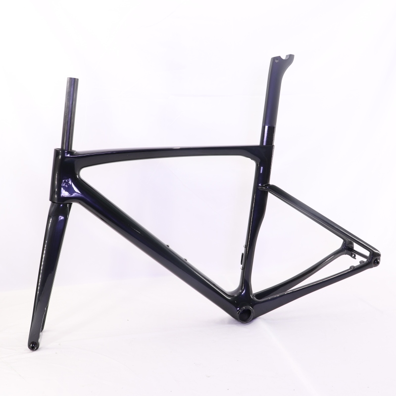 VB-R-168 Light Weight Carbon Road Bike Frameset Metallic Black