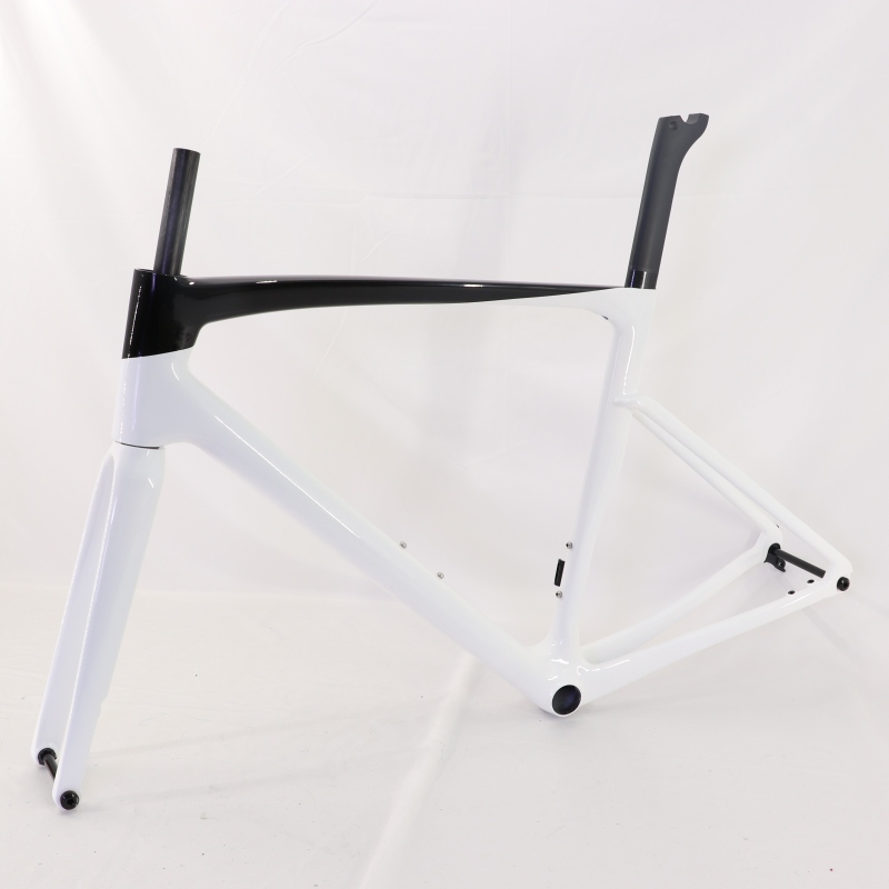 VB-R-168 Light Weight Carbon Road Bike Frameset Glossy White