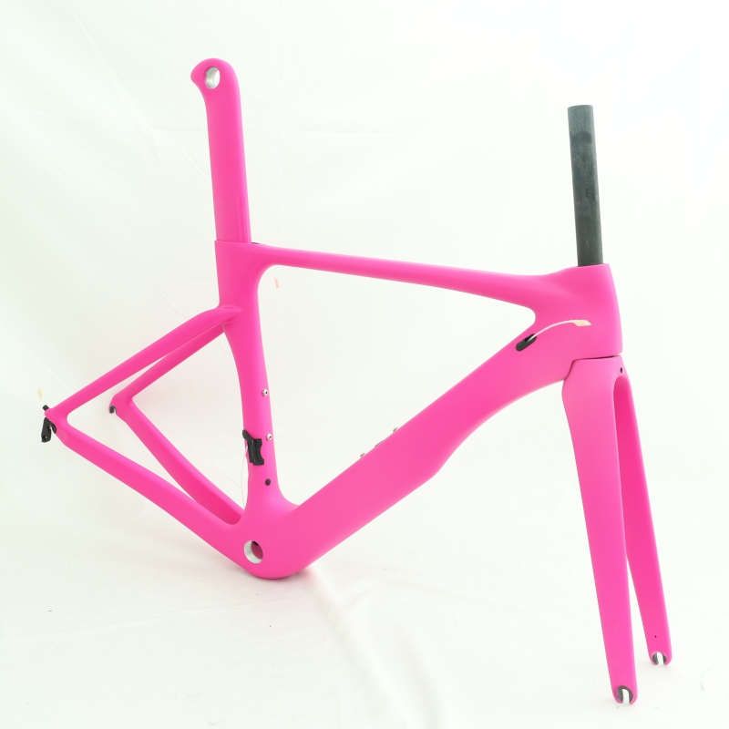 VB-R-068 road bicycle frameset pink color