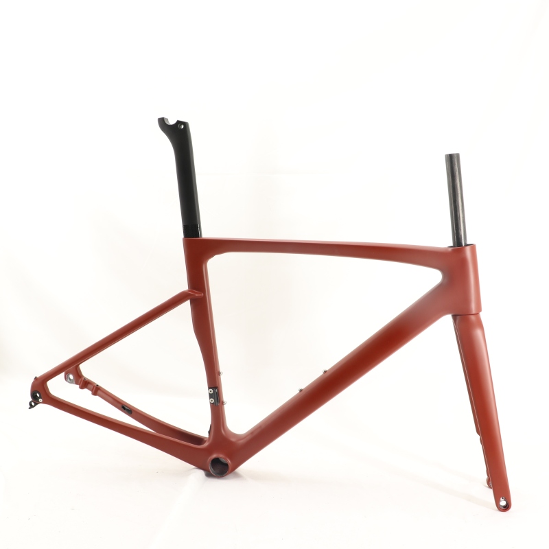 VB-R-168 Light Weight Carbon Road Bike Frameset Dark Red 7627