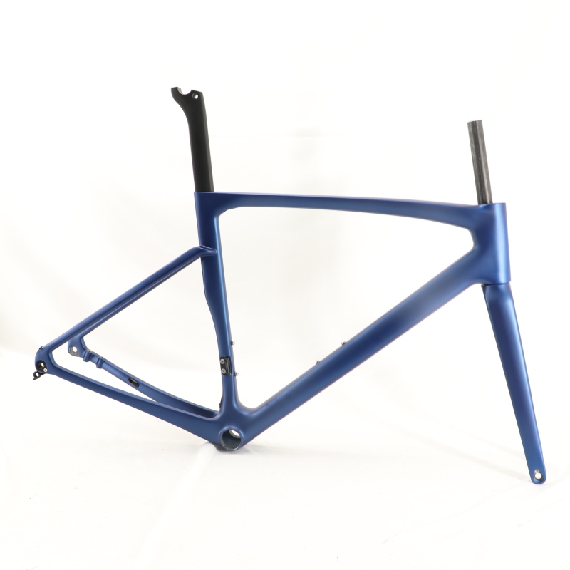 VB-R-168 Light Weight Carbon Road Bike Frameset Matte Metallic Blue Finish