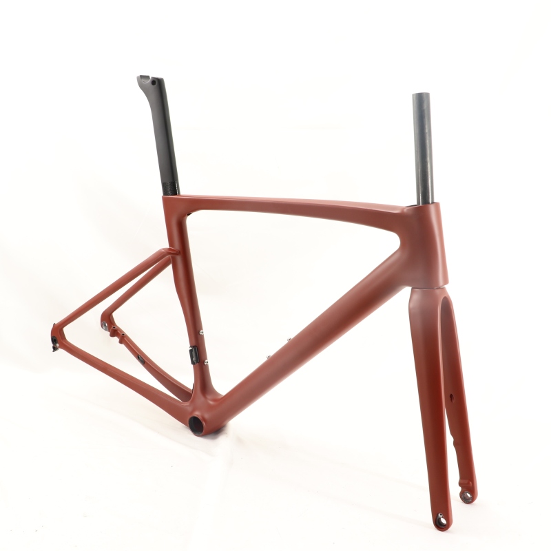 VB-R-168 Light Weight Carbon Road Bike Frameset Dark Red 7627