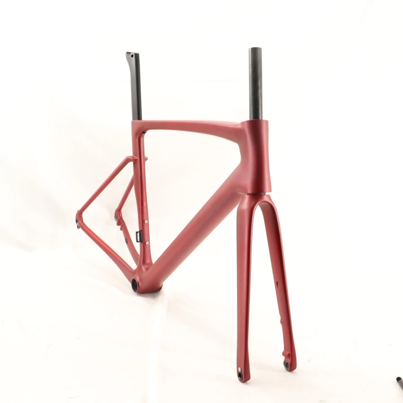VB-R-168 Light Weight Carbon Road Bike Frameset Metallic Red