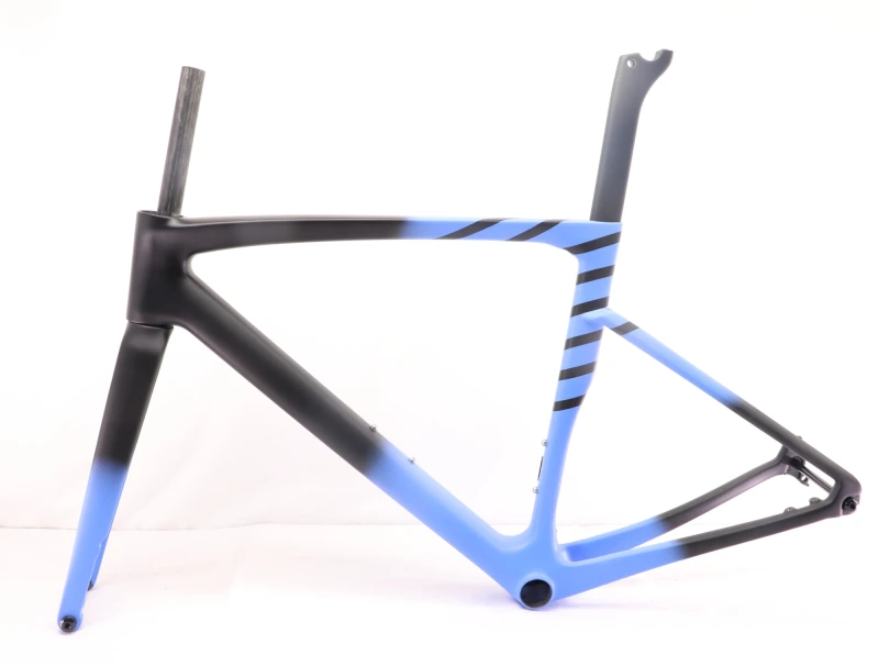 VB-R-168 Light Weight Carbon Road Bike Frameset Matte Fading Blue