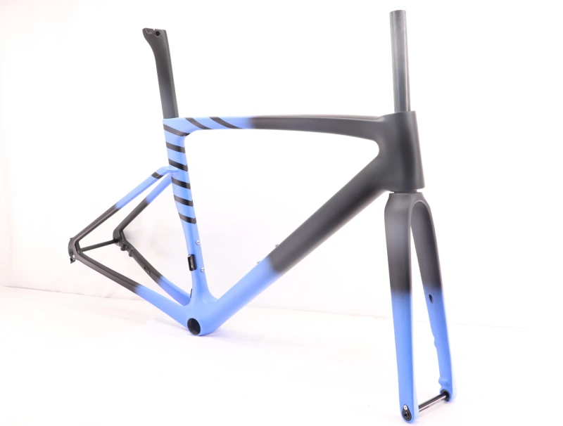 VB-R-168 Light Weight Carbon Road Bike Frameset Matte Fading Blue