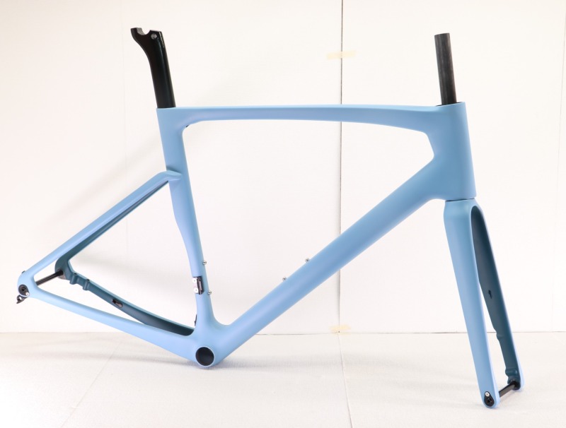 VB-R-168 Light Weight Carbon Road Bike Frame Light Blue