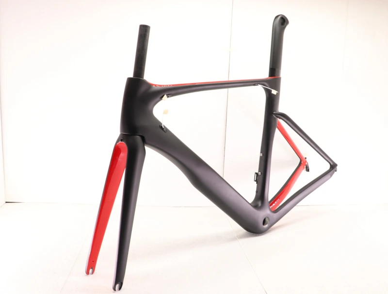 VB-R-068 road bicycle frame set red black color