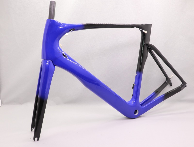 VB-R-068 road bicycle frameset fading blue glossy finish