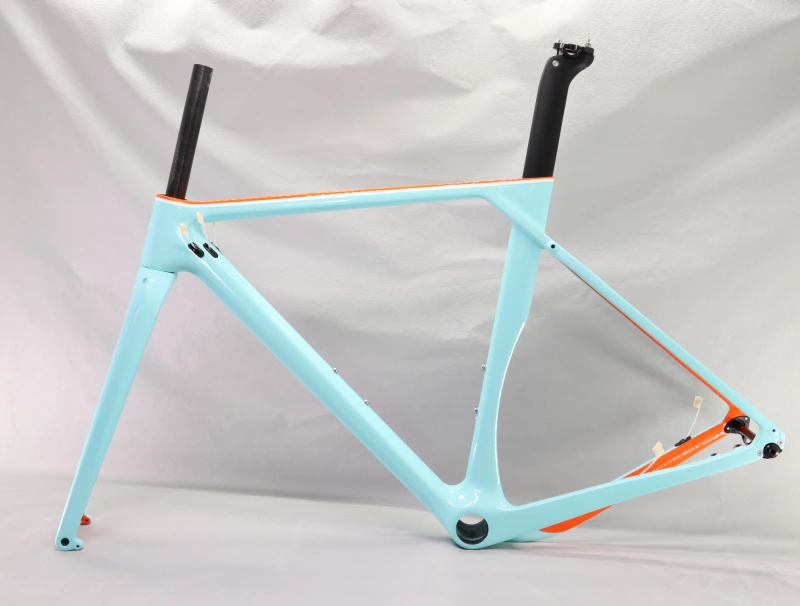 GF-001 Custom Paint Gravel Bike Frame Glossy Finish