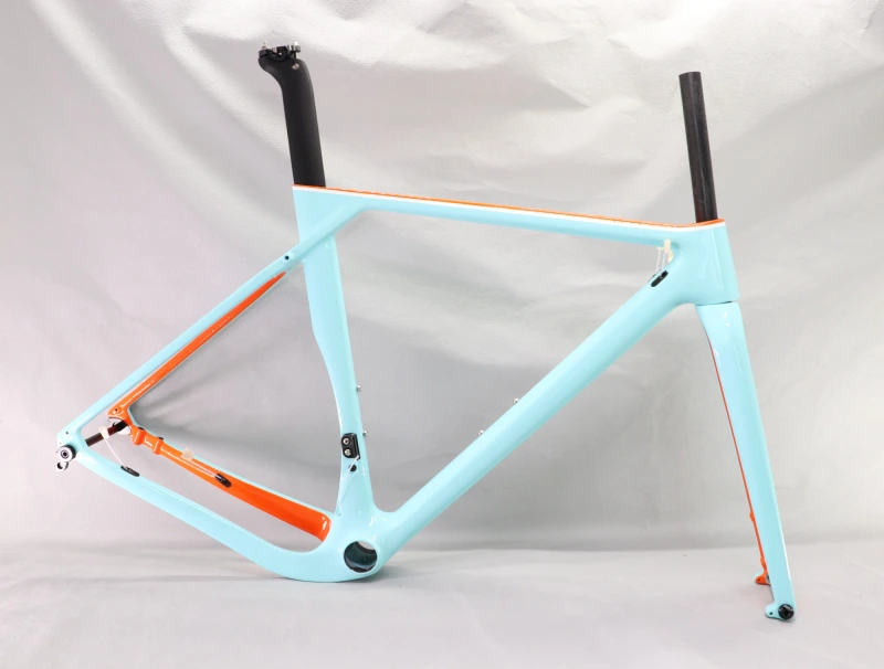 GF-001 Custom Paint Gravel Bike Frame Glossy Finish